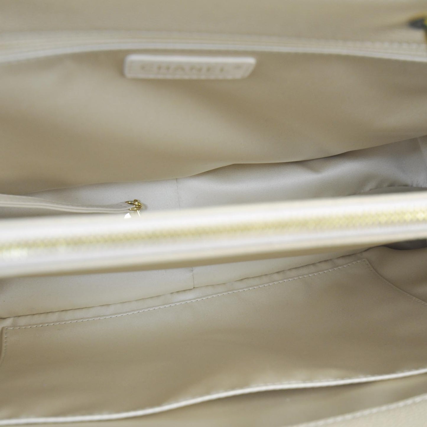 Caviar Grand Shopping Tote GST Beige Clair