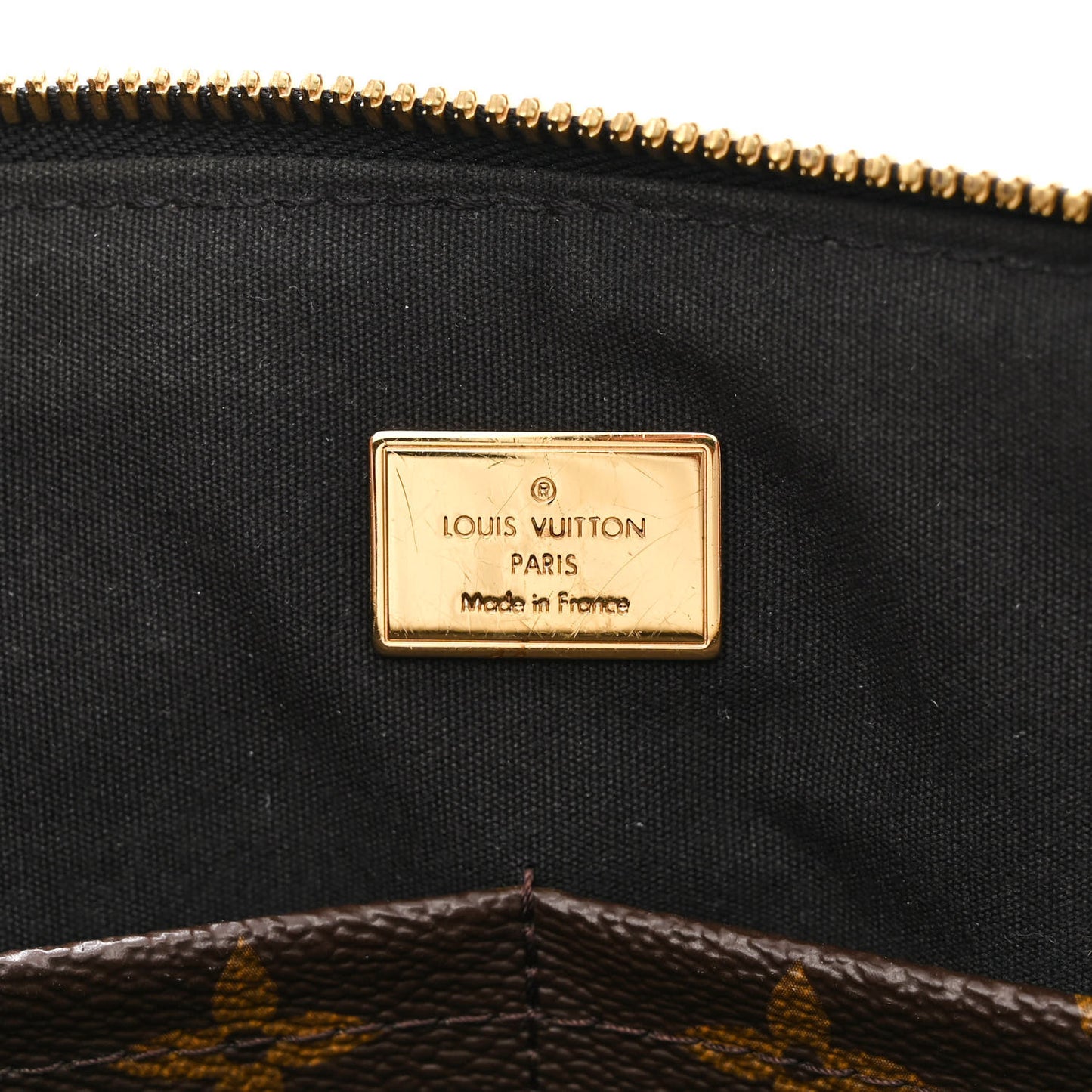 Patent Calfskin Miroir Tote Black