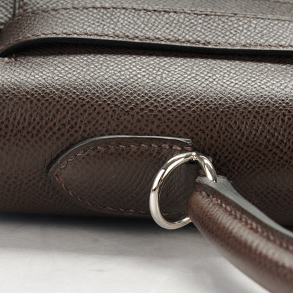 Hermes Epsom Kelly Sellier 35 Chocolat 13 of 22