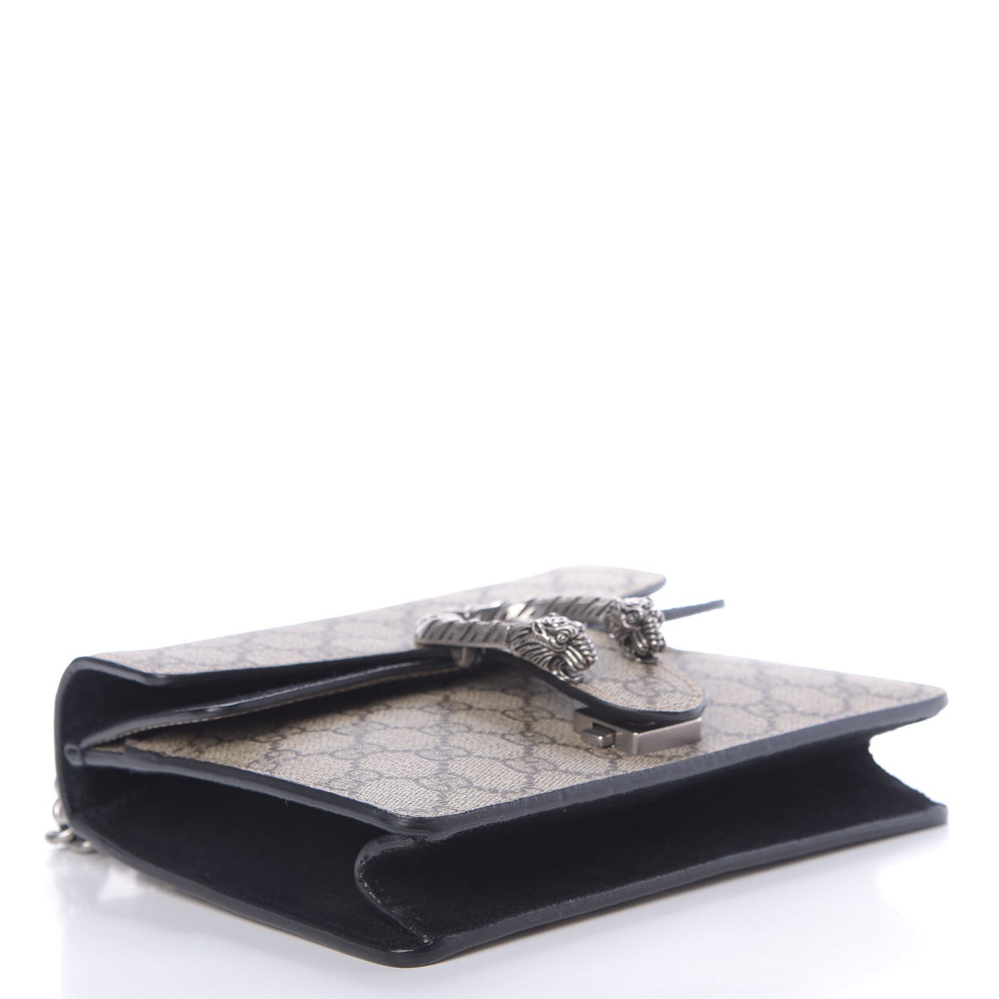 GG Supreme Monogram Mini Dionysus Shoulder Bag Black