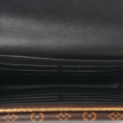 Louis Vuitton Calfskin Double V Wallet Black 5 of 11