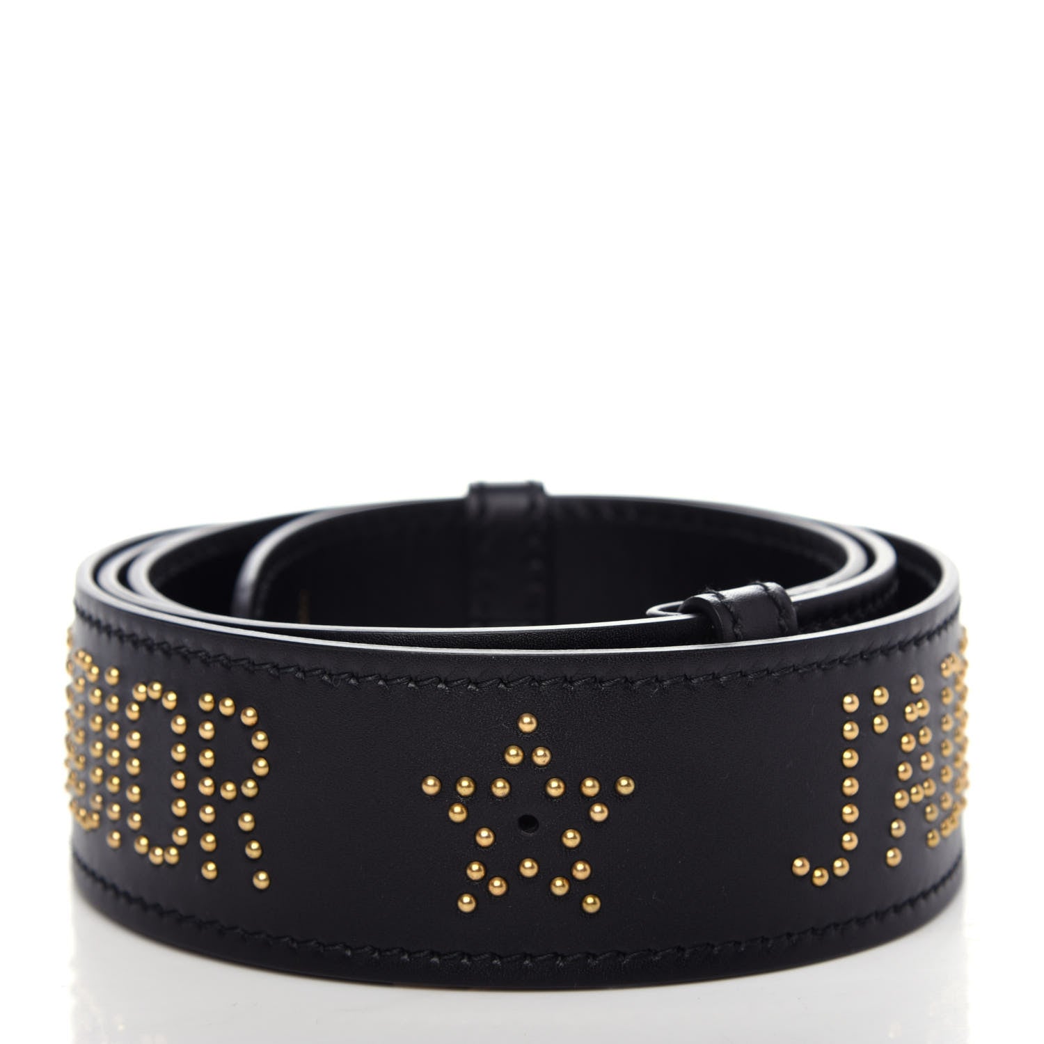 Christian Dior Calfskin Studded J’Adior Shoulder Strap Black 2 of 5