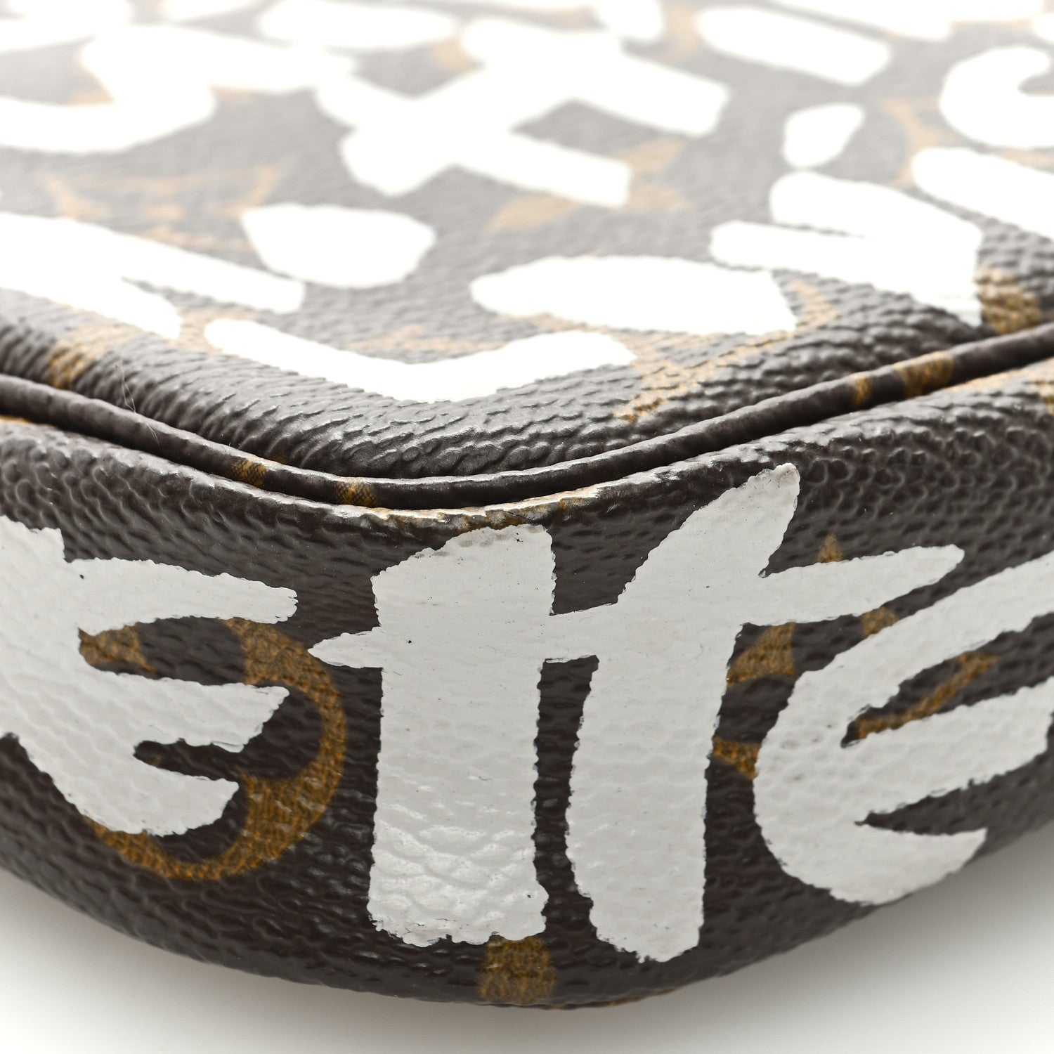 Louis Vuitton Monogram Graffiti Pochette Accessories Silver 7 of 8