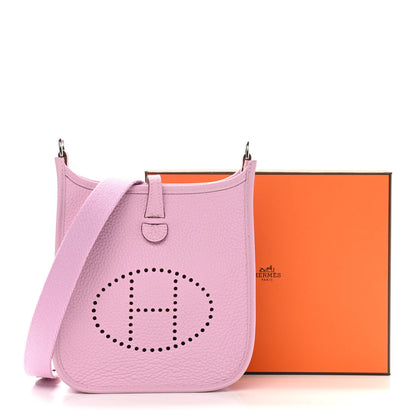 Hermes Taurillon Clemence Evelyne TPM Mauve Sylvestre 11 of 11
