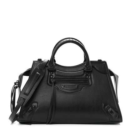 Balenciaga Cake Calfskin Tonal Hardware Neo Classic City Black 1 of 12