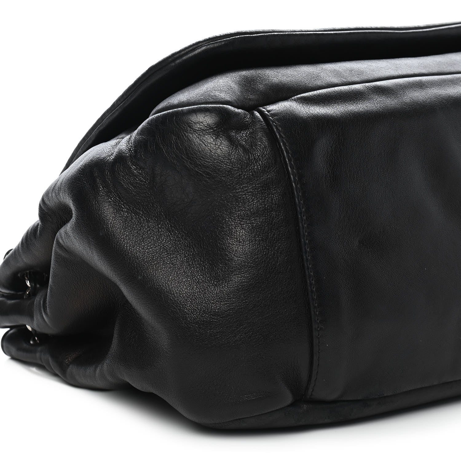 Chanel Lambskin CC Disc Accordion Flap Black 7 of 8