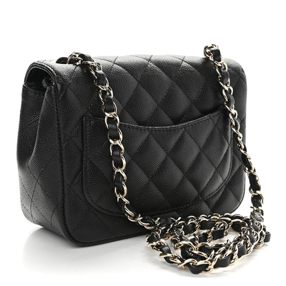 Chanel Caviar Quilted Mini Square Flap Black 3 of 9