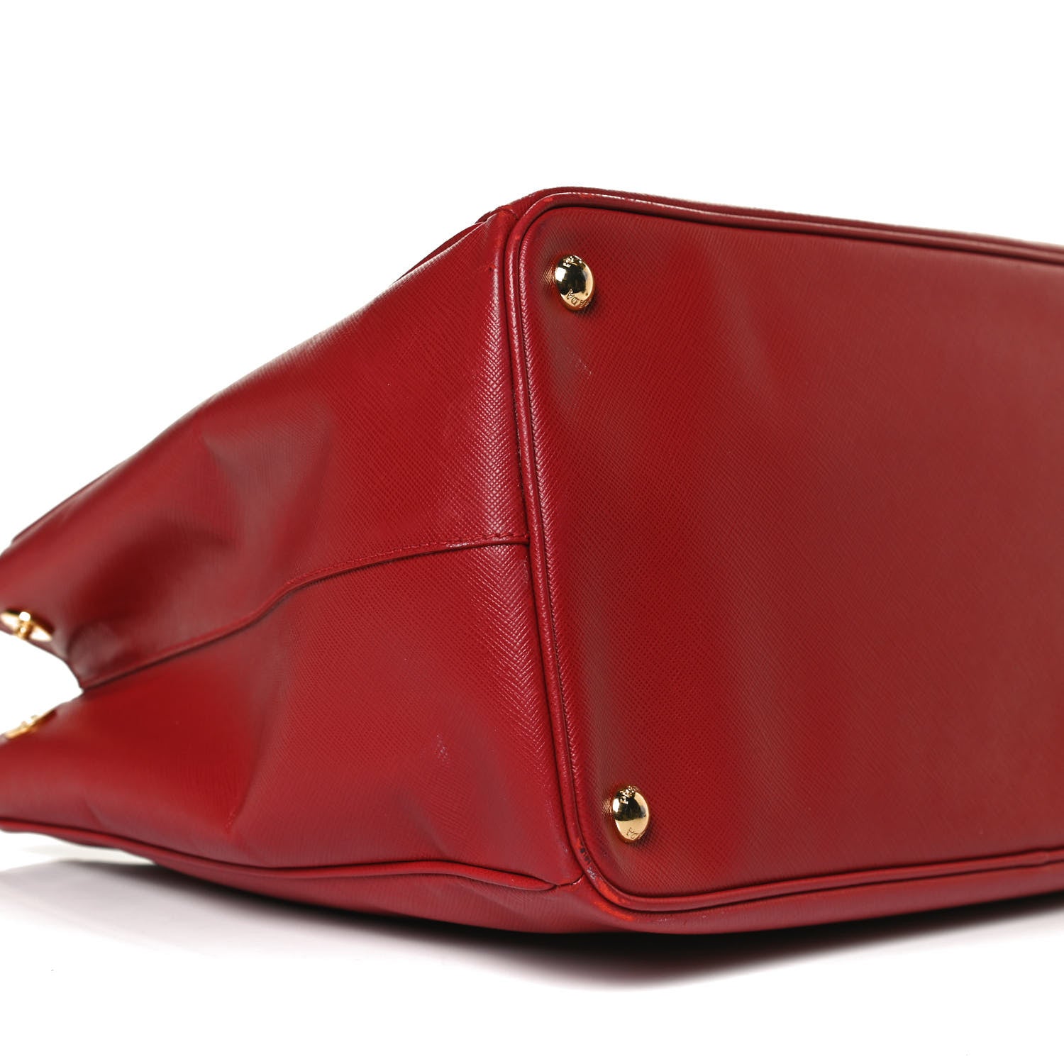 Prada Saffiano Lux Large Tote Fuoco 9 of 16