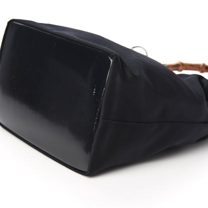 Gucci Nylon Bamboo Hobo Black 9 of 9