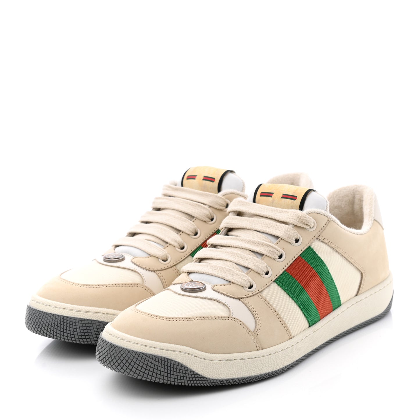 Nylon Nubuck Web Womens Screener Sneakers 39 Mystic White Dusty Milk