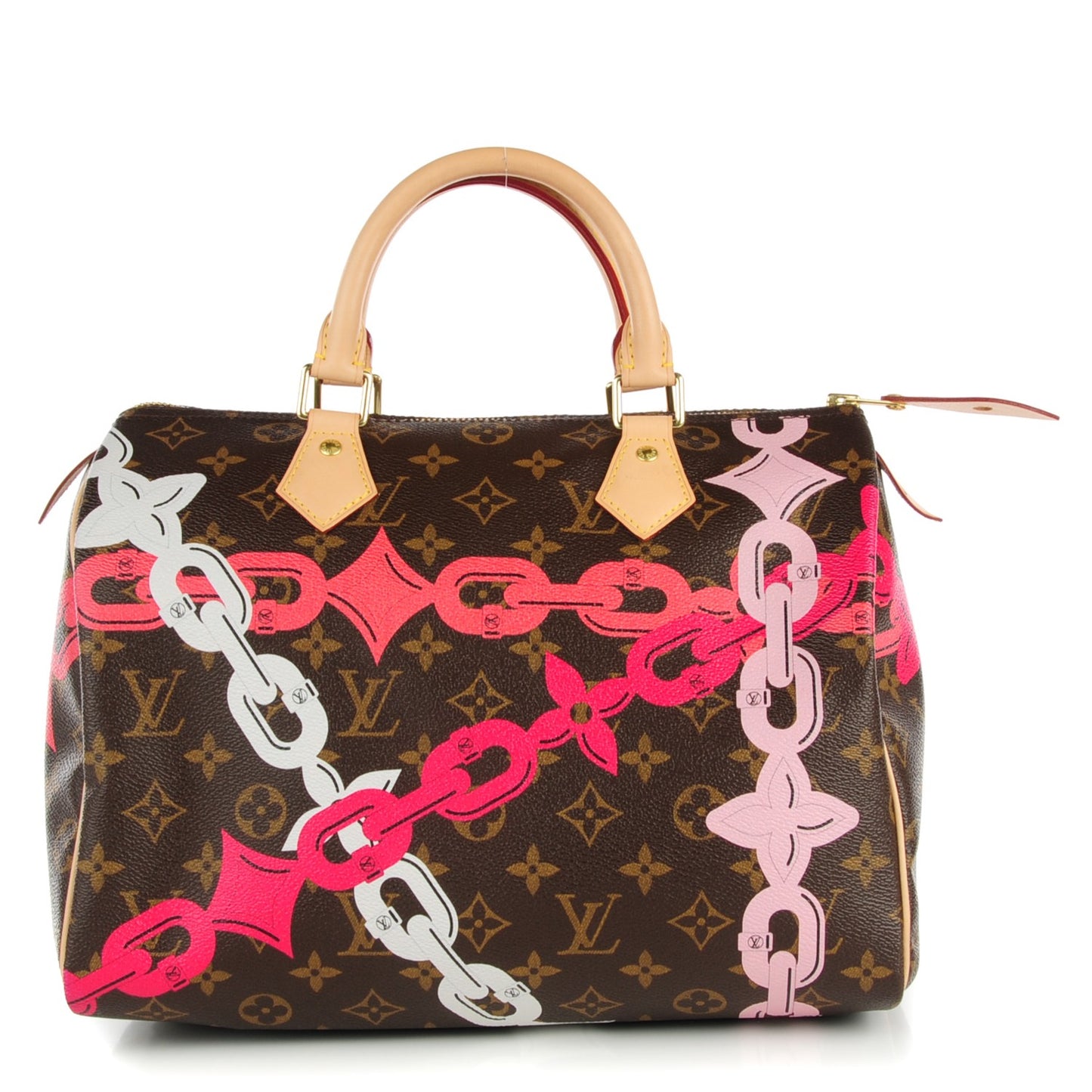 Monogram Bay Speedy 30 Rose Ballerine Poppy