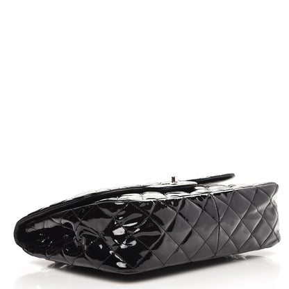 Chanel Patent Quilted Jumbo Single Flap Black 5 of 11