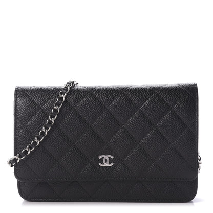 Chanel Caviar Quilted Wallet On Chain WOC Black 1 of 11