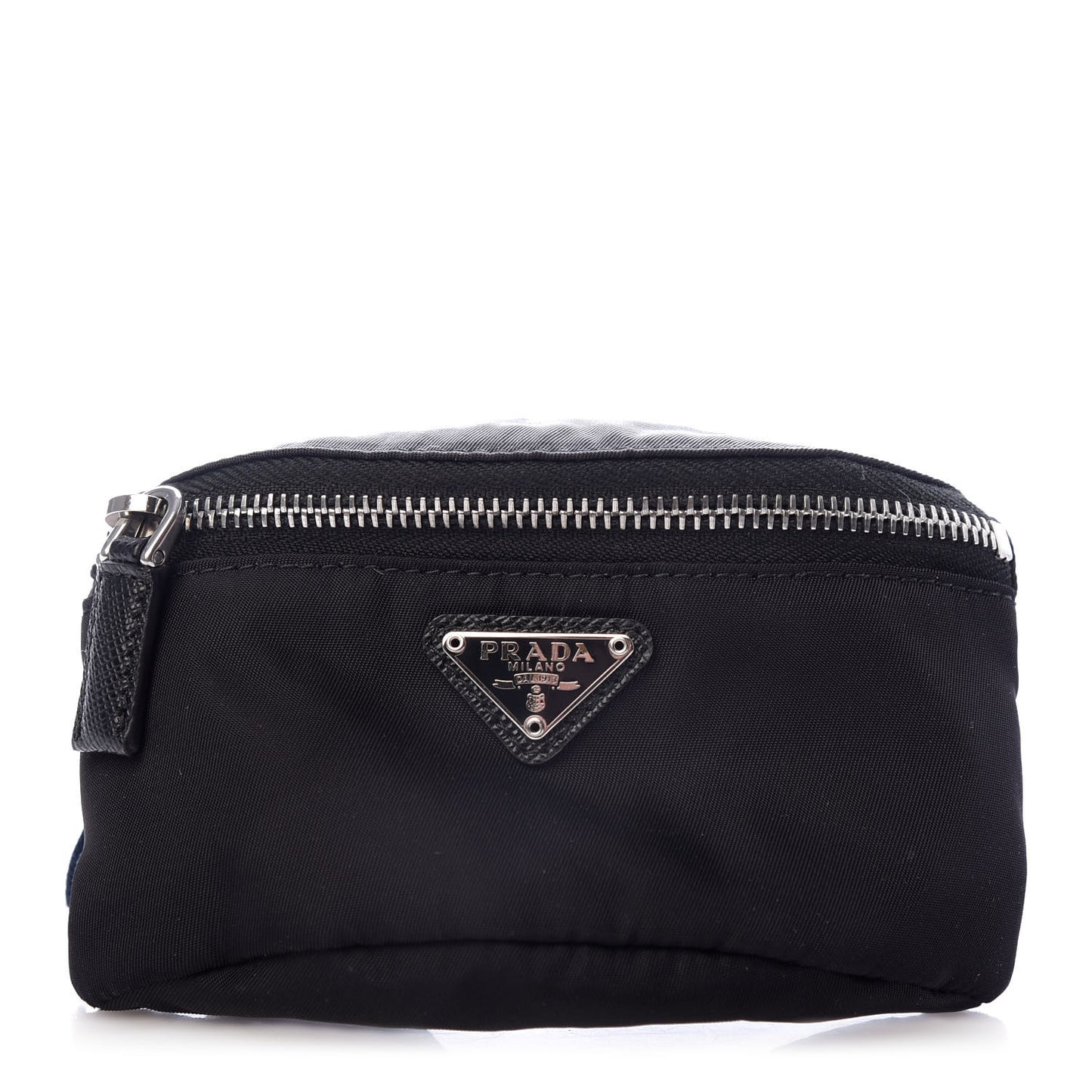 Tessuto Nylon Wrist Pouch Black