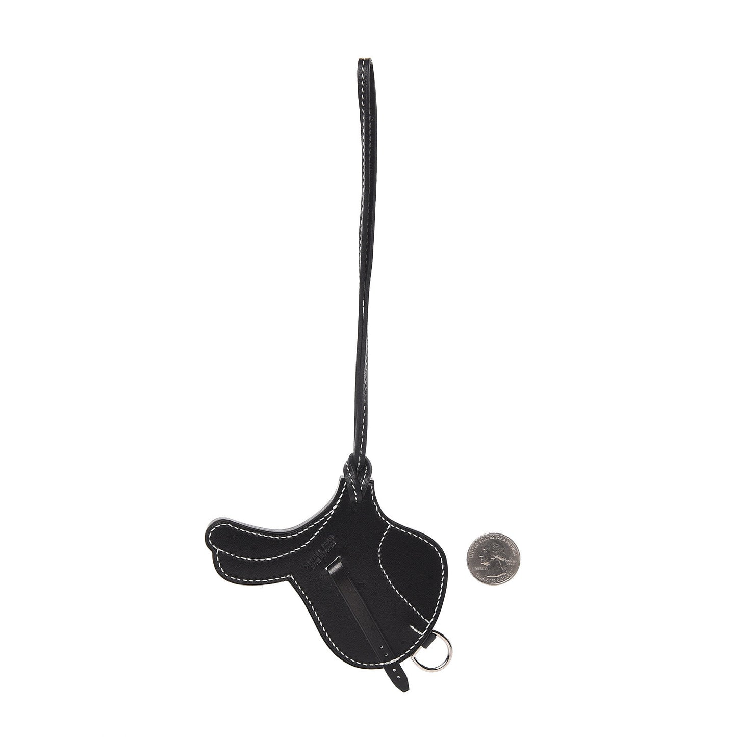 Box Paddock Selle Horse Saddle Bag Charm Black