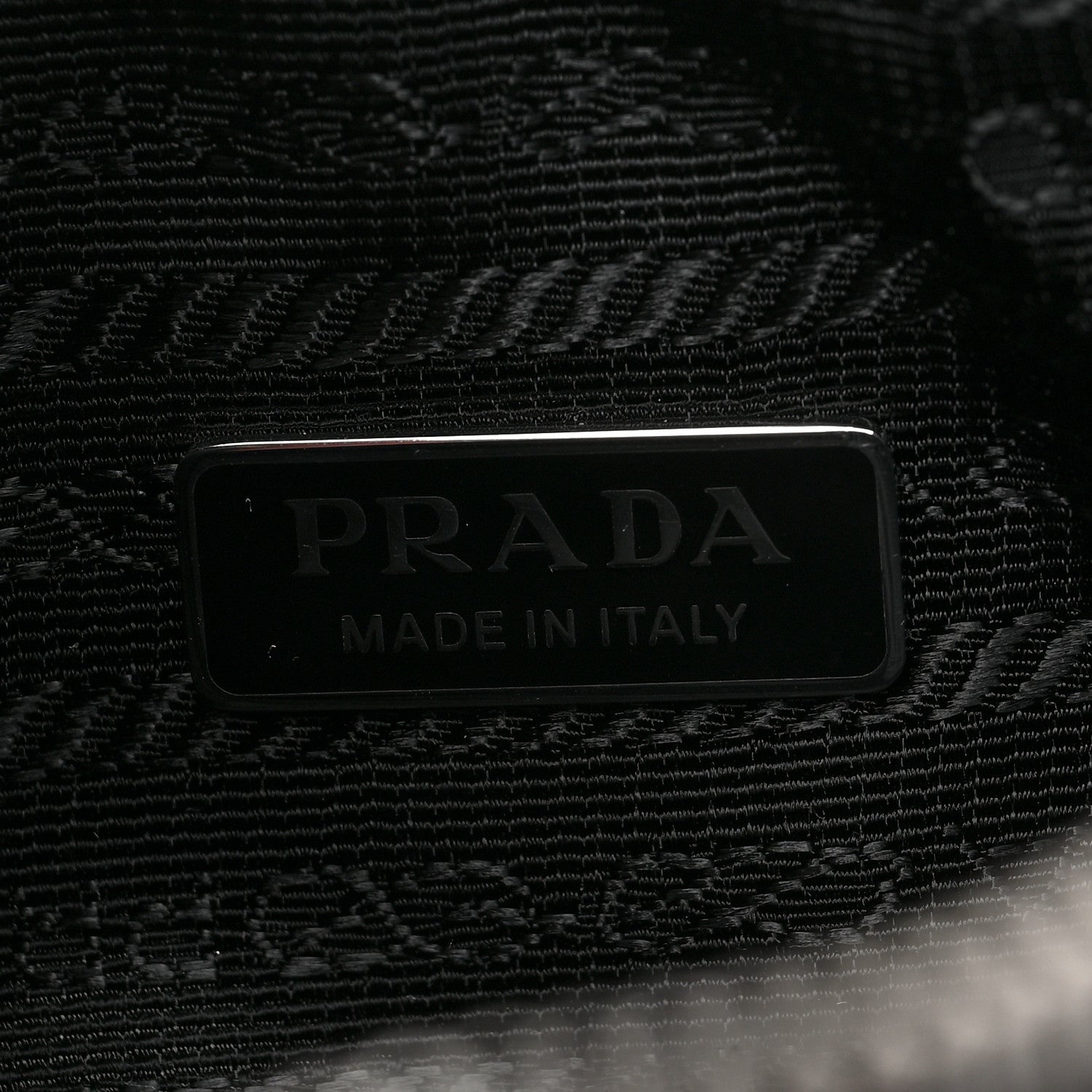 Prada Grace Lux Triangle Shoulder Bag Black 6 of 7