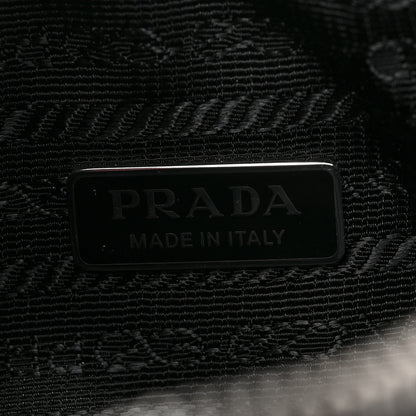 Prada Grace Lux Triangle Shoulder Bag Black 6 of 7