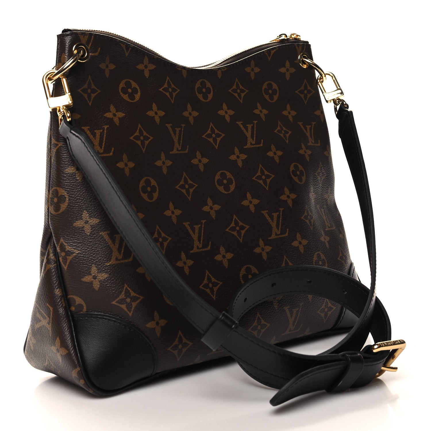 Louis Vuitton Monogram Odeon MM Black 3 of 11