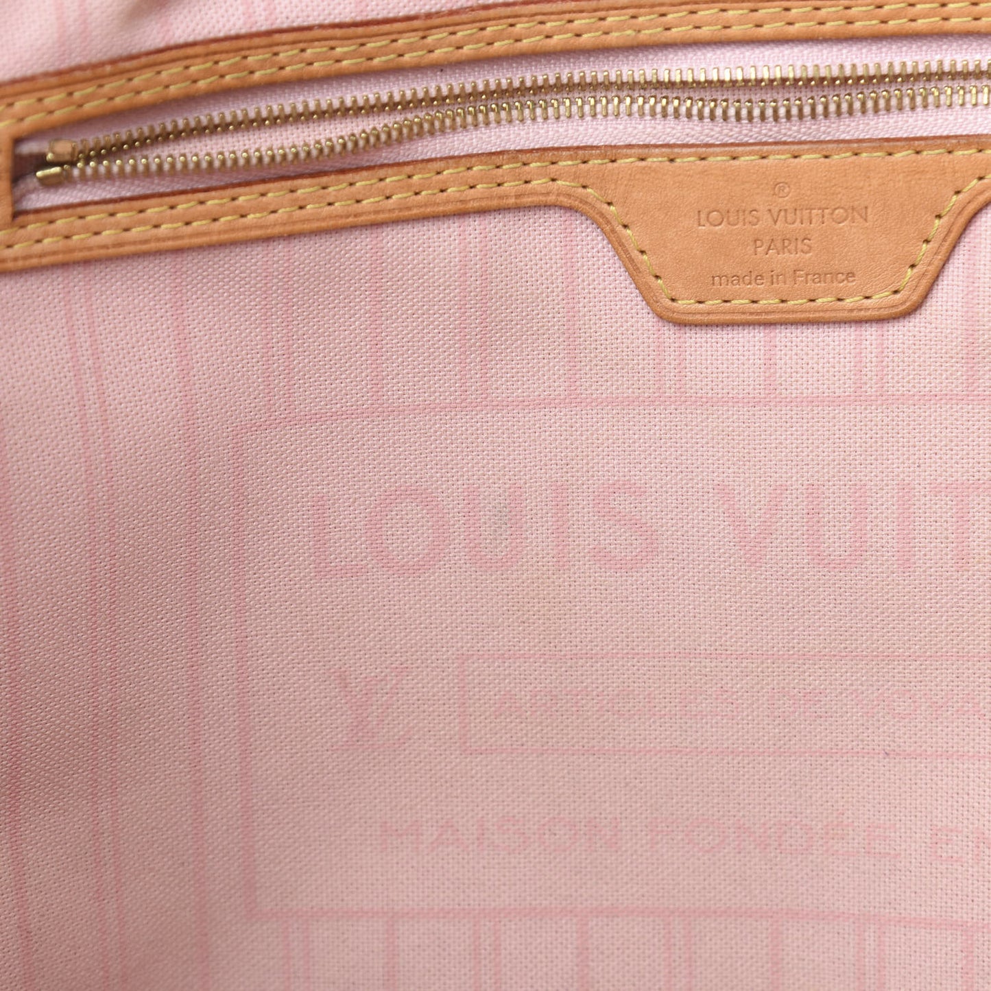 Damier Azur Neo Neverfull MM Rose Ballerine