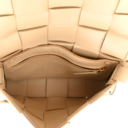 Bottega Veneta Grained Calfskin Maxi Intrecciato Cassette Crossbody Bag Porridge 5 of 9