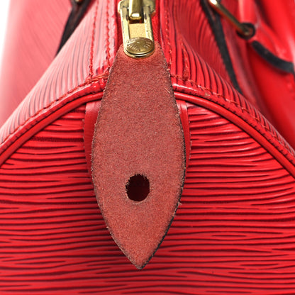 Louis Vuitton Epi Speedy 25 Castillan Red 15 of 15