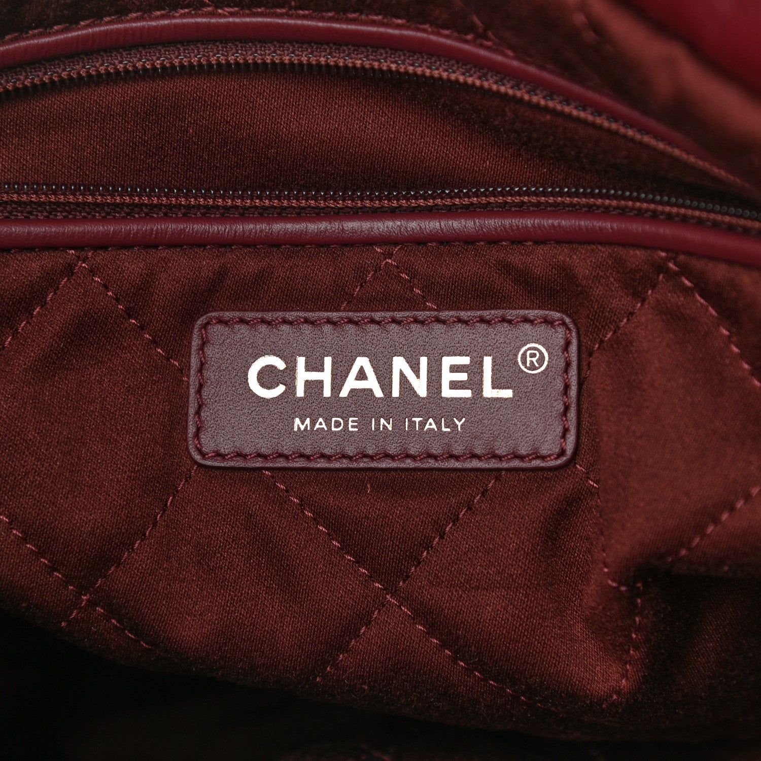 Chanel Shiny Calfskin Quilted Small Chanel 22 Burgundy 8 of 13