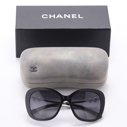 Chanel Acetate Polarized Butterfly Winter Pearl Sunglasses 5339-H-A Black 8 of 8