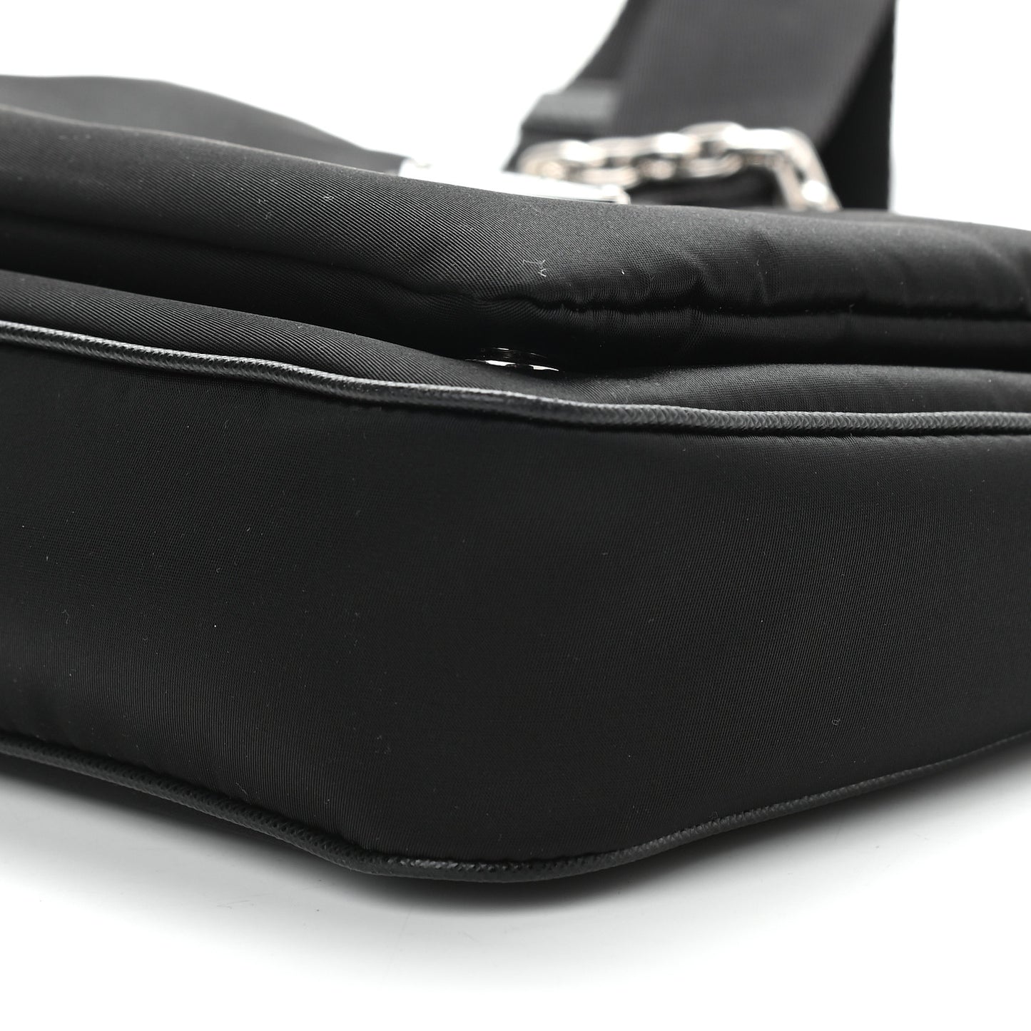 Nylon Shoulder Bag Black