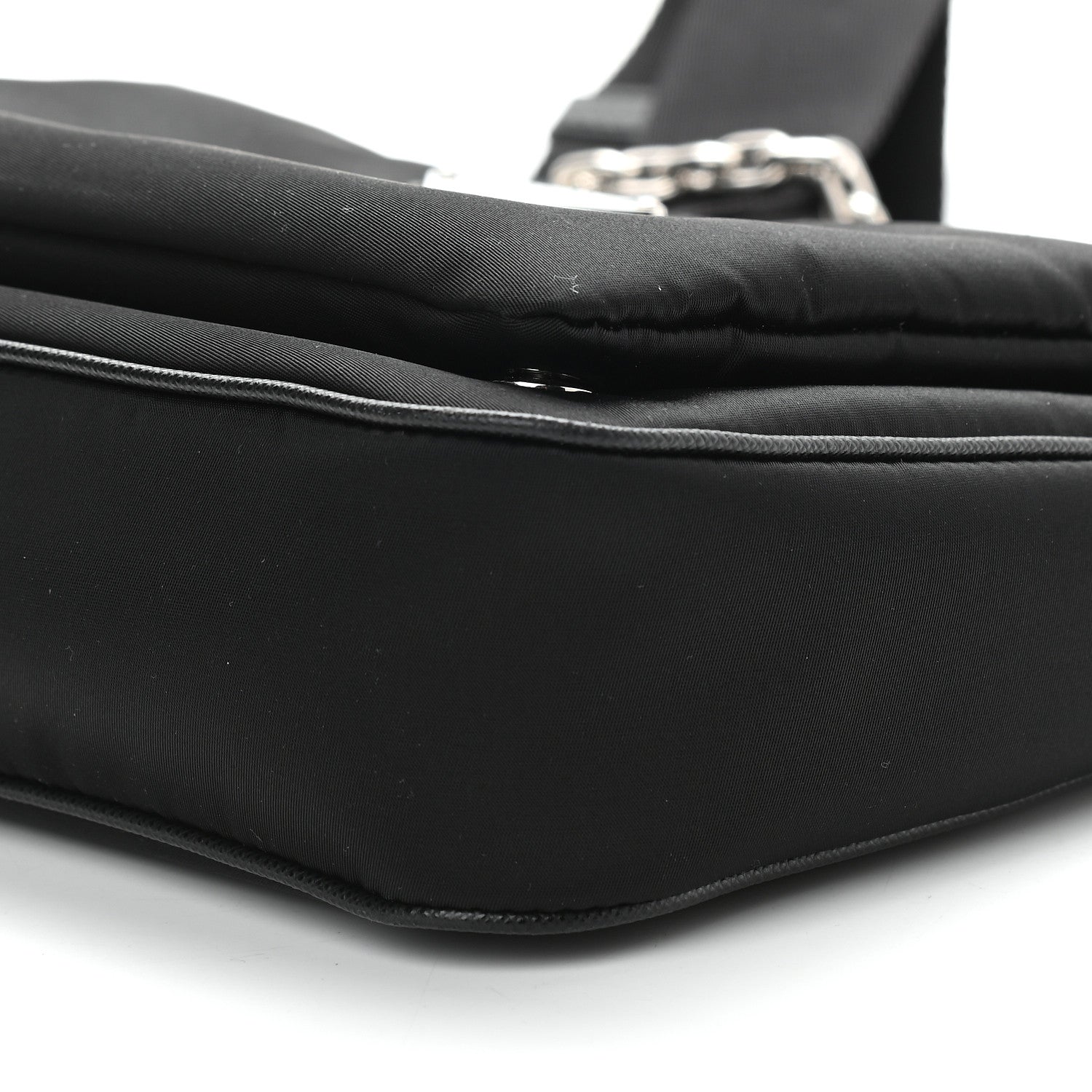 Prada Nylon Shoulder Bag Black 10 of 10