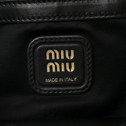 Miu Miu Nappa Joie Shoulder Bag Black 6 of 9