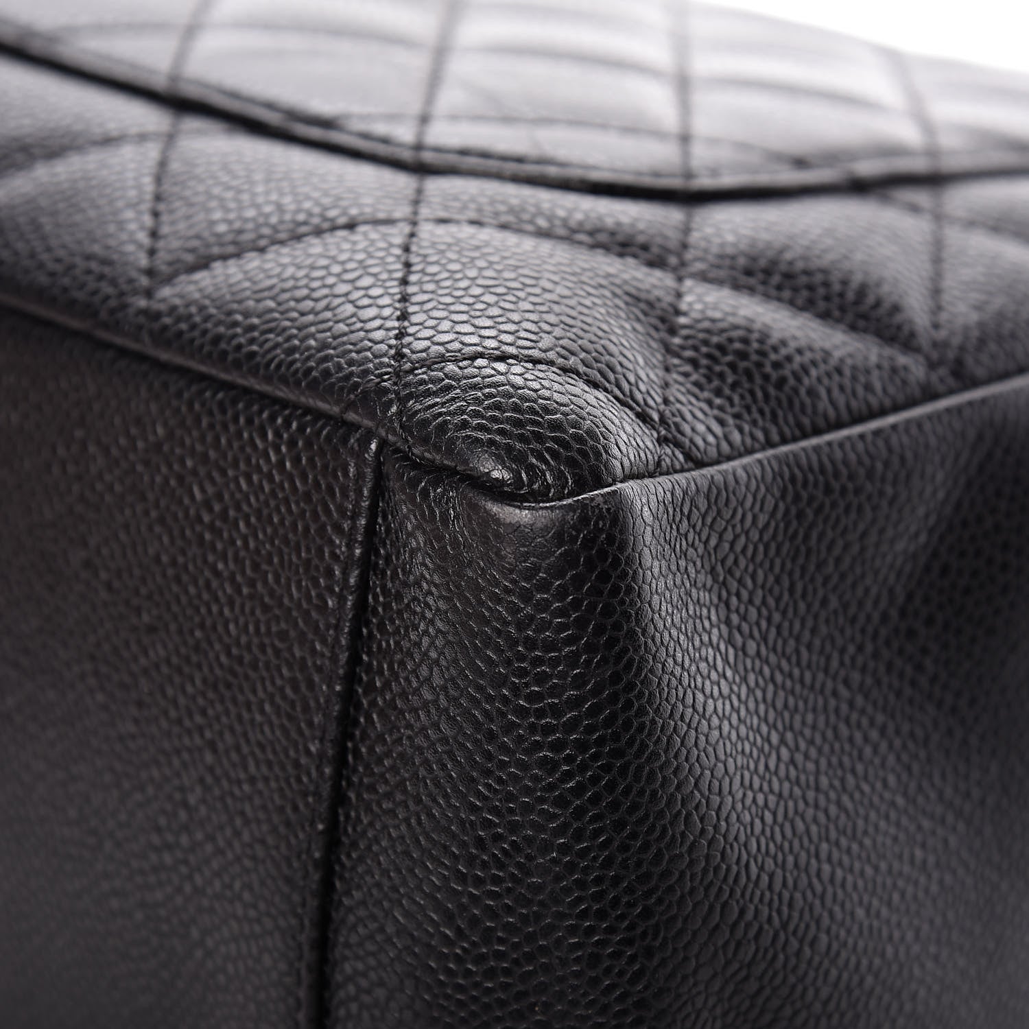 Chanel Caviar Quilted Grand Shopping Tote GST Black 10 of 14