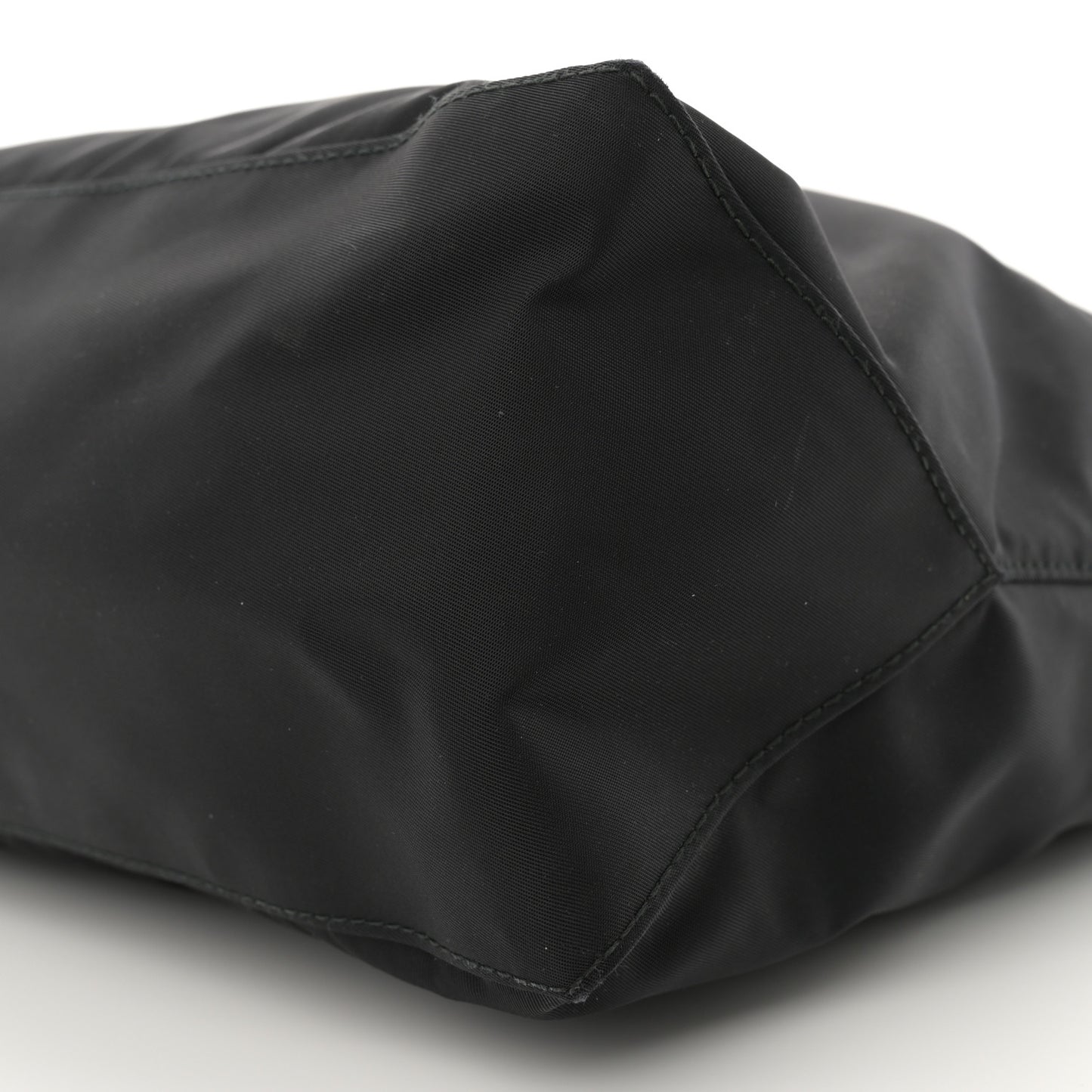 Nylon Vela East West Shopper Tote Black
