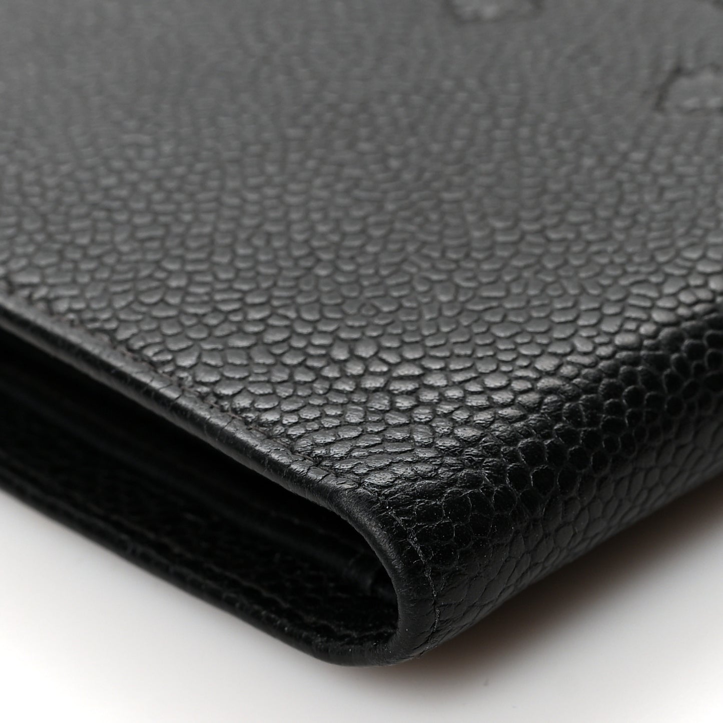 Caviar Timeless CC French Wallet Black