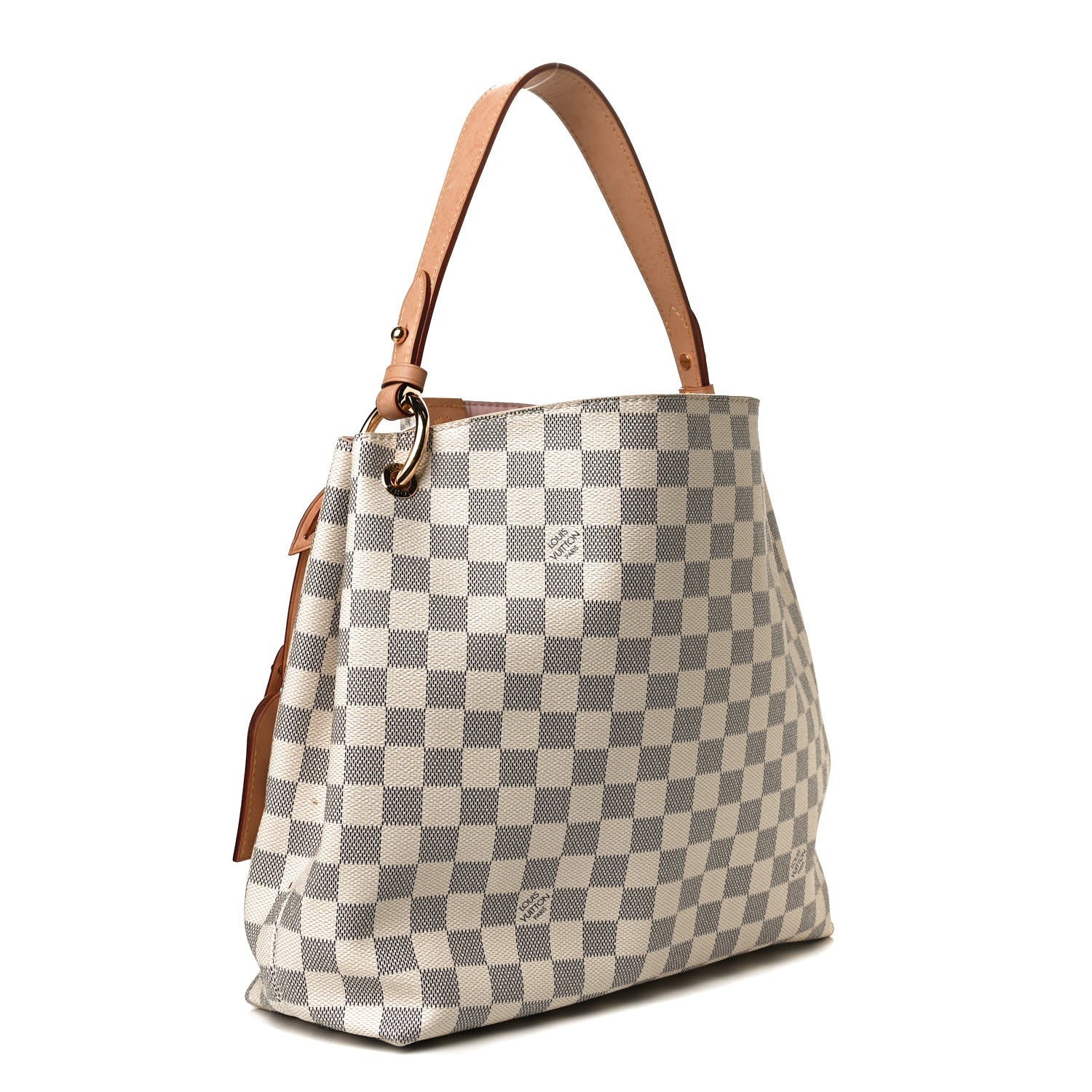 Louis Vuitton Damier Azur Graceful PM Rose Ballerine 3 of 9