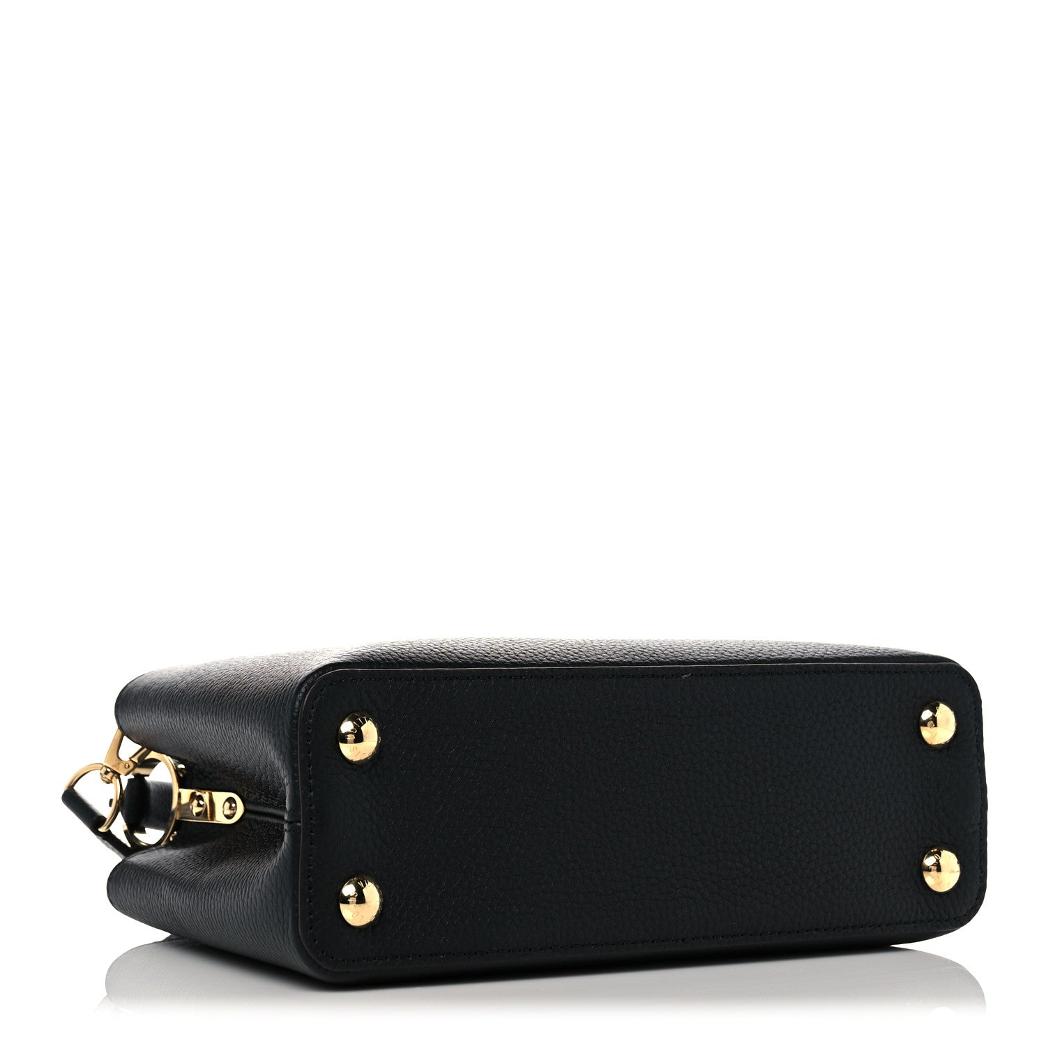 Louis Vuitton Taurillon Capucines PM Black 4 of 10