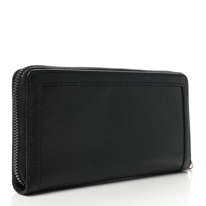 Gucci Wonka Grain Calfskin Diana Continental Wallet Black 3 of 7
