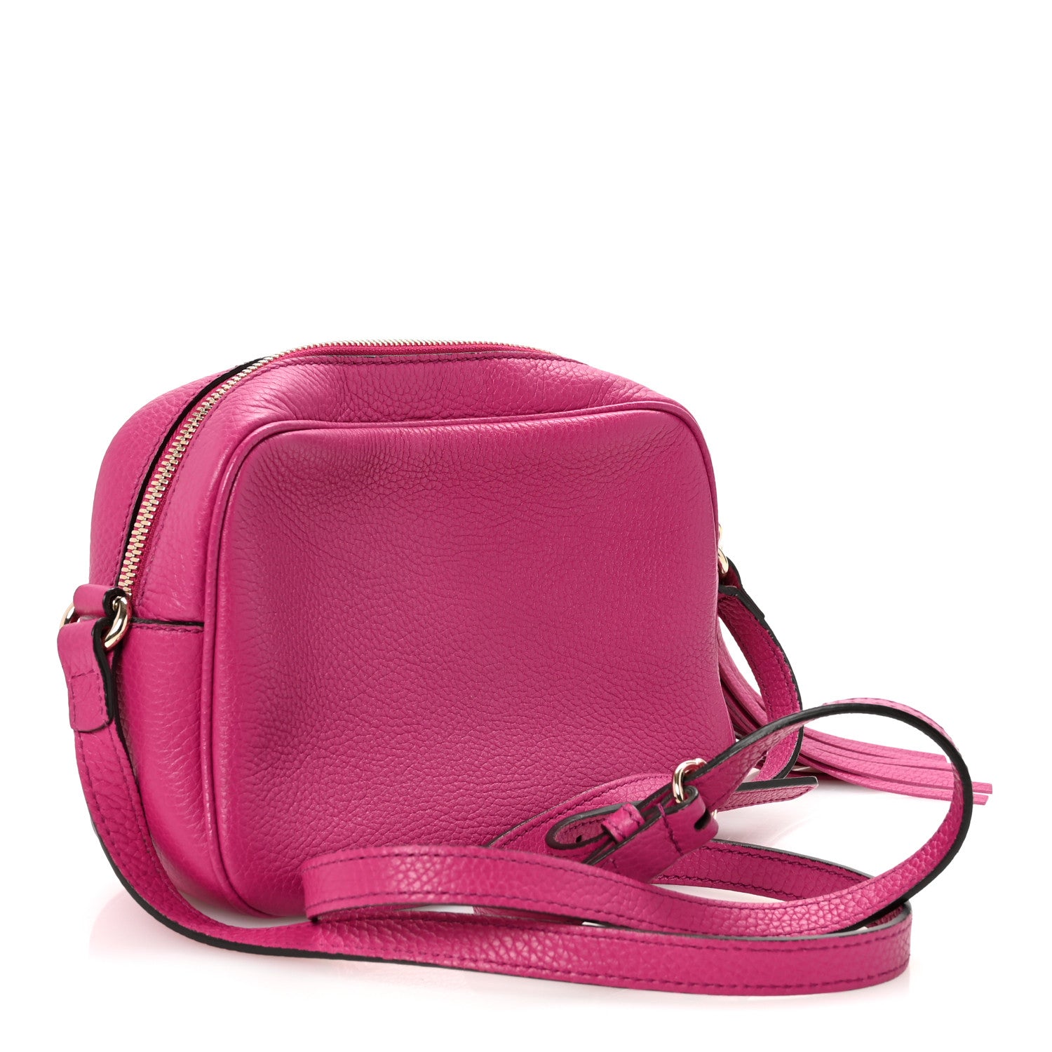 Gucci Cellarius Calfskin Small Soho Disco Bag Bright Bouganville 3 of 10