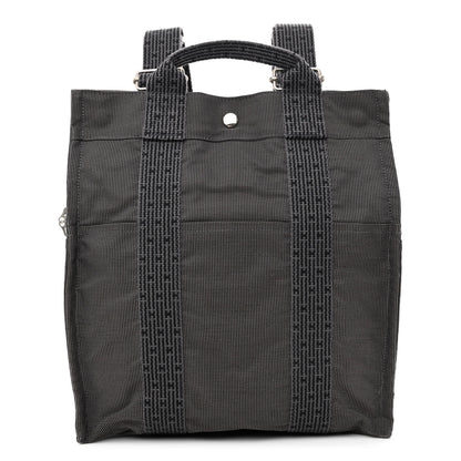 Hermes Canvas Herline Backpack Grey 1 of 12
