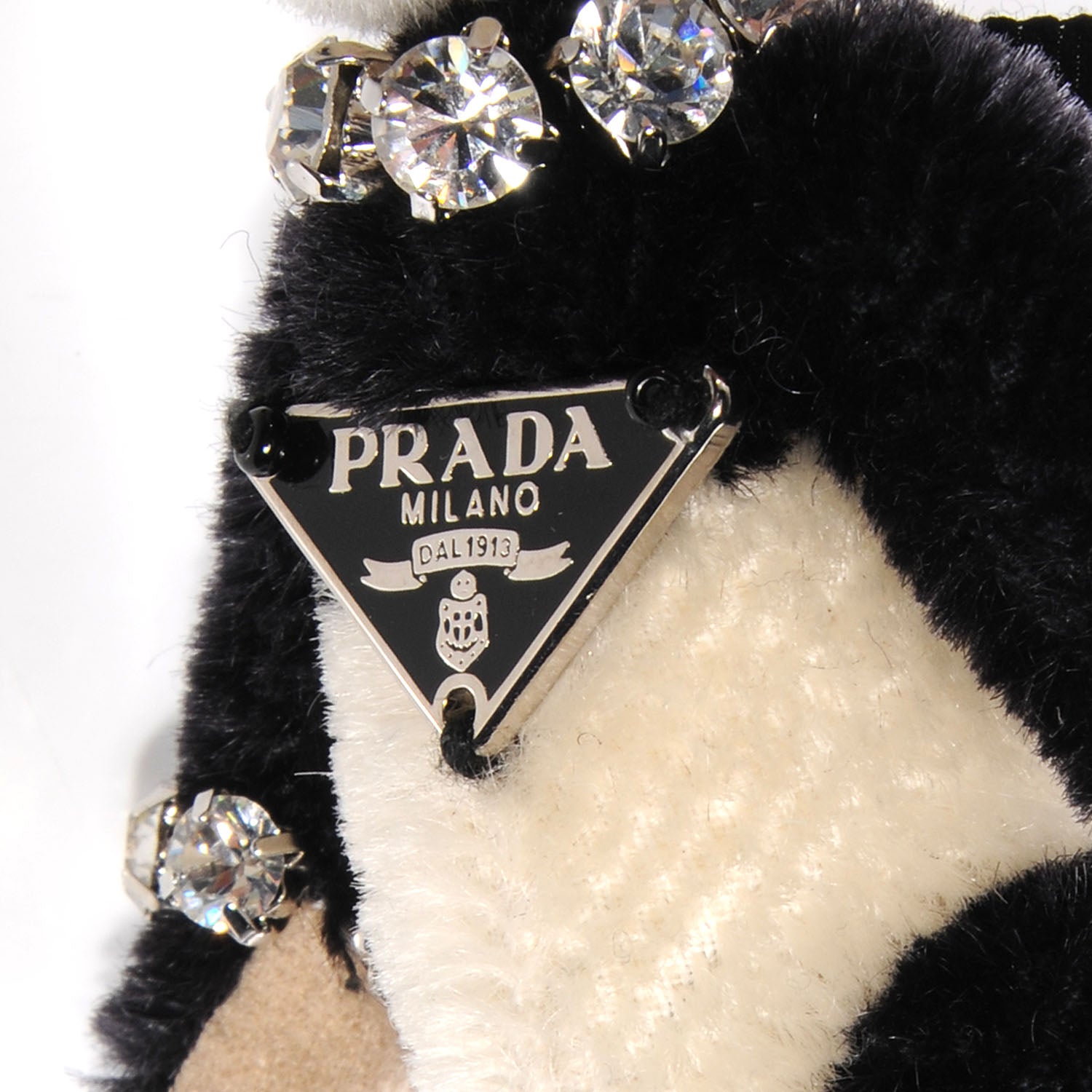 Prada Crystal Teddy Bear Keychain 5 of 6