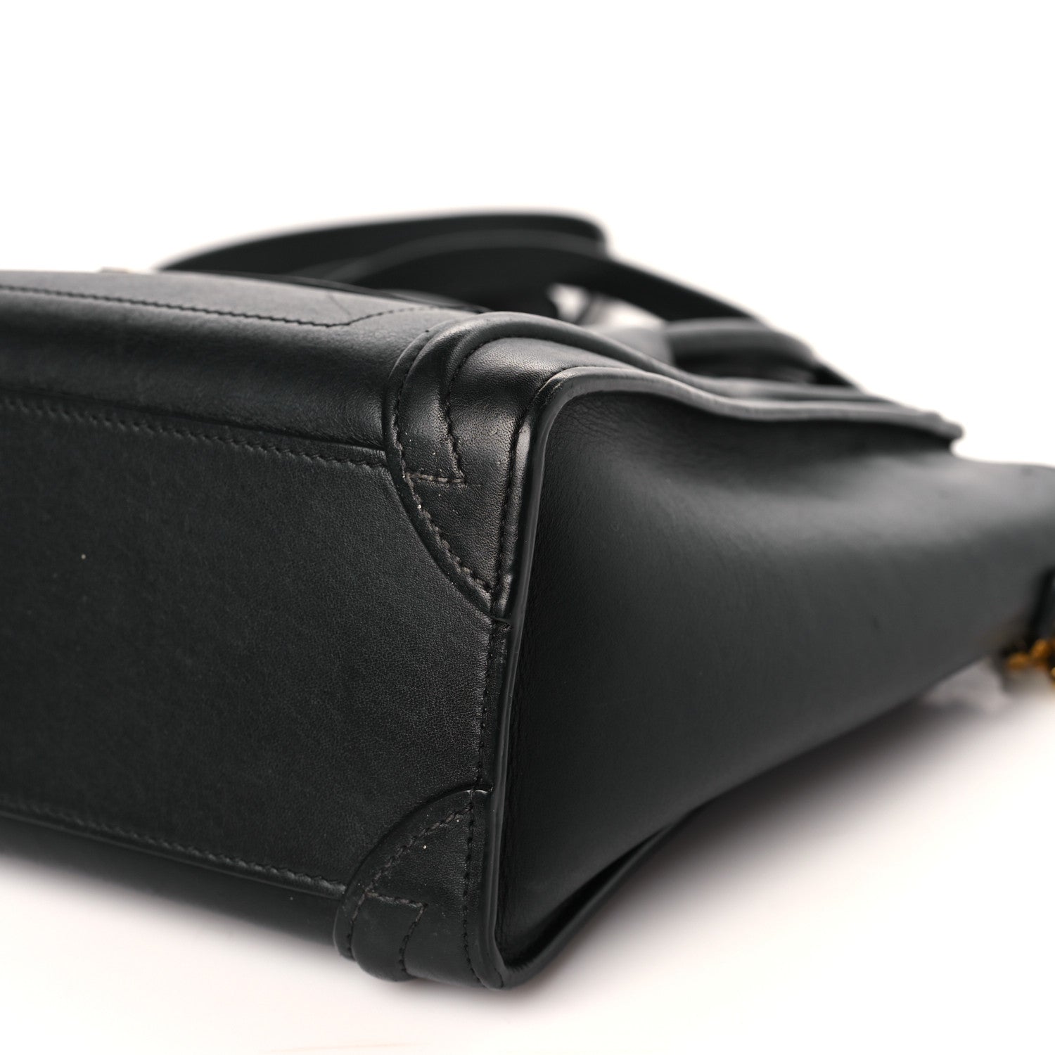 Celine Smooth Calfskin Nano Luggage Black 8 of 13