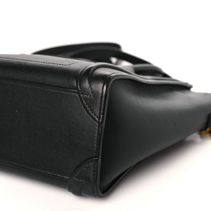 Celine Smooth Calfskin Nano Luggage Black 8 of 13