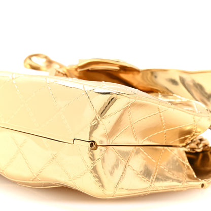 Chanel Metal 2.55 Small Minaudiere Crossbody Gold 10 of 10