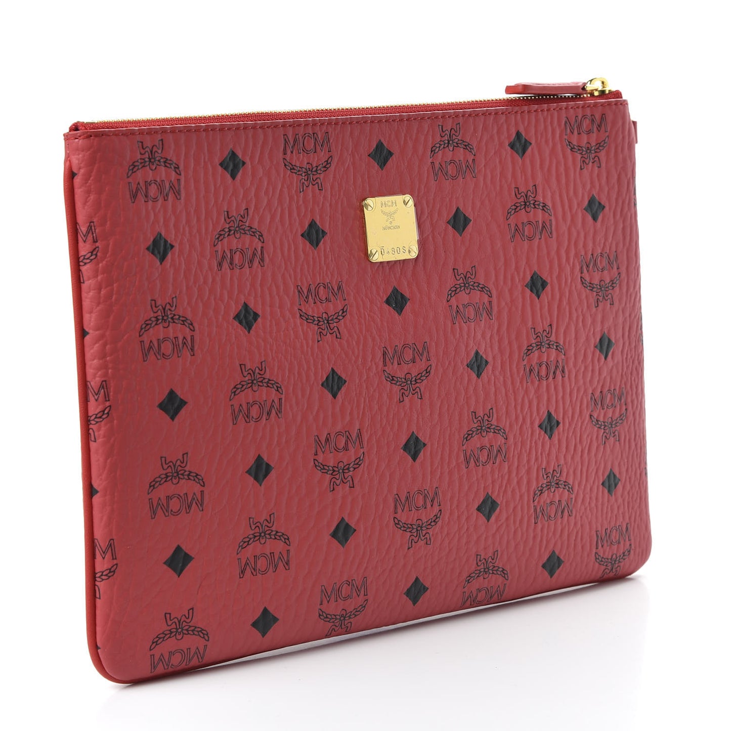Visetos Year Of The Mouse Wristlet Zip Pouch Viva Red