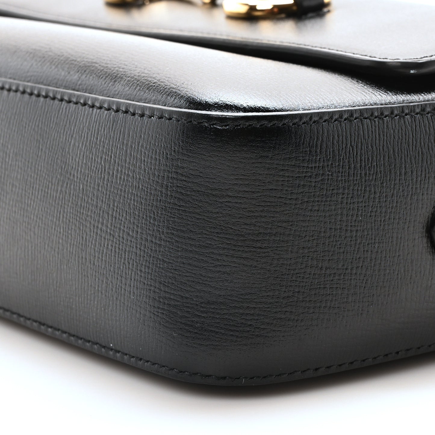 Azalea Calfskin Small Horsebit 1955 Shoulder Bag Black