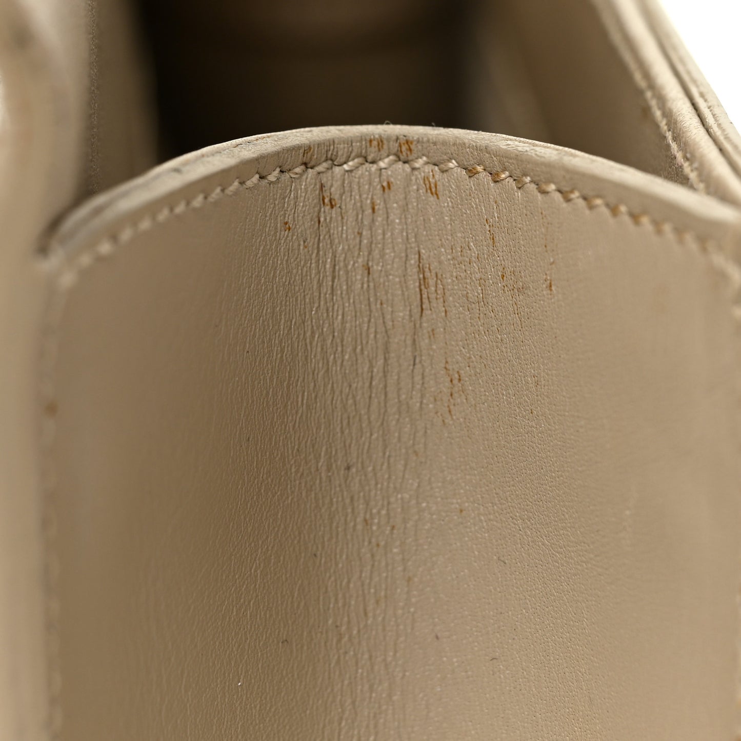 Calfskin Small Classic Monogram Kate Tassel Satchel Dark Beige
