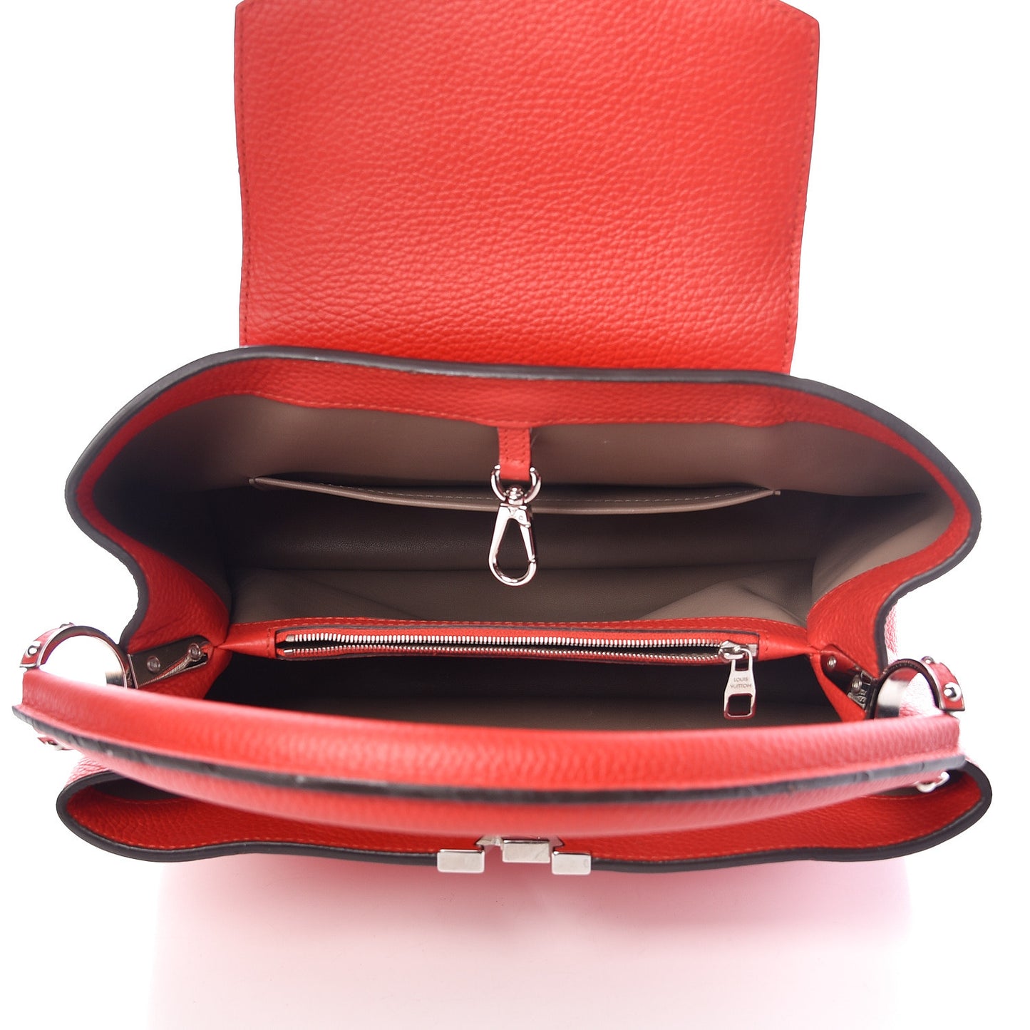 Taurillon Capucines MM Rubis