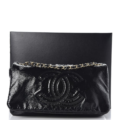 Chanel Vinyl Medium Rock and Chain Flap Black 8 of 9