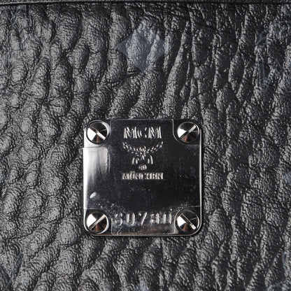 MCM Visetos Large Anya Shopper Tote Black 9 of 14