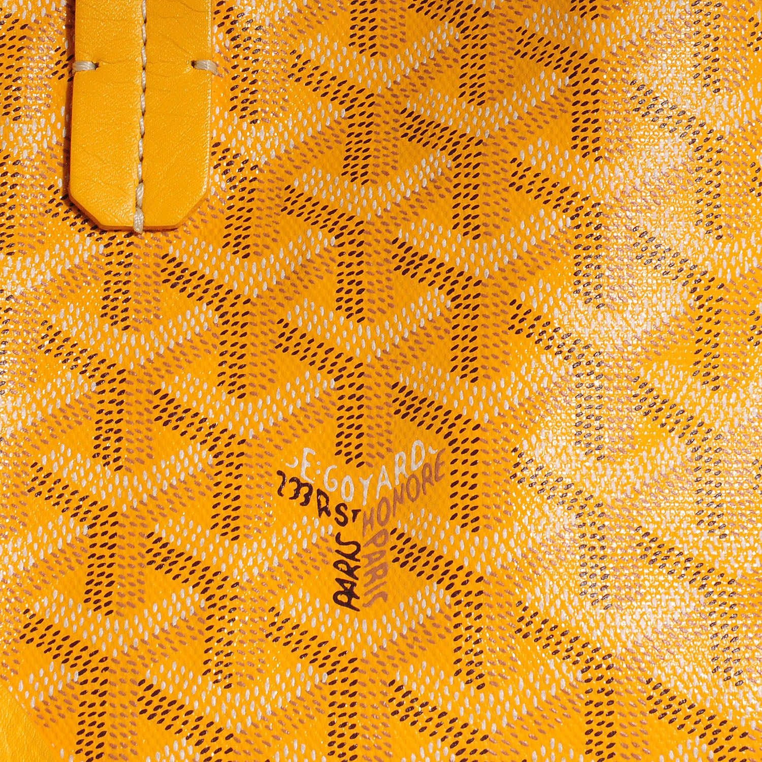 Goyard Goyardine Saint Louis PM Yellow 5 of 8
