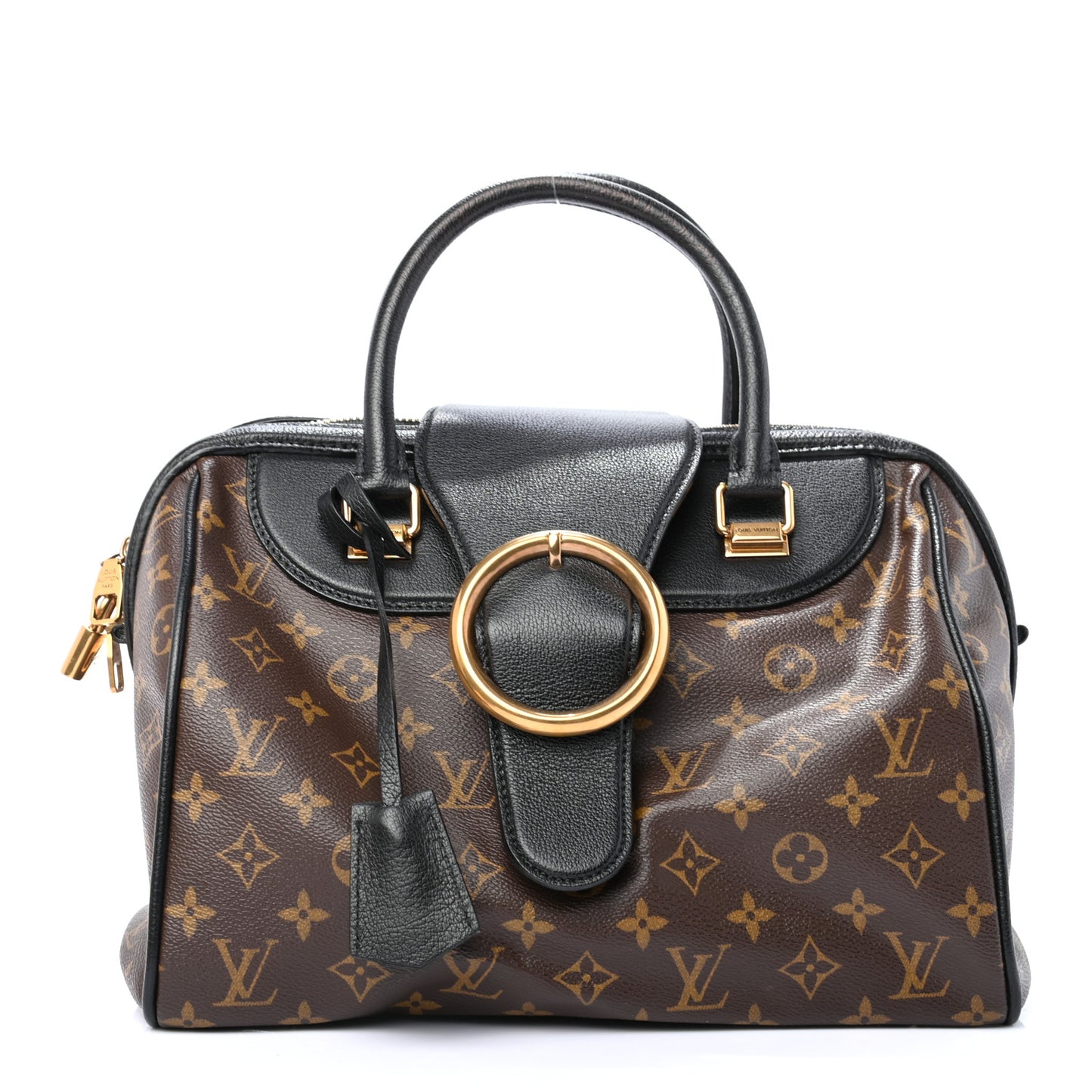 Monogram Golden Arrow Speedy Black